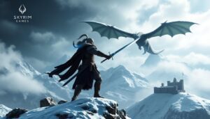 Defending against Skyrim enemies