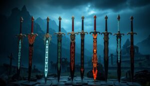 skyrim unique swords