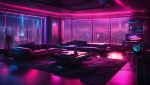 cyberpunk apartment